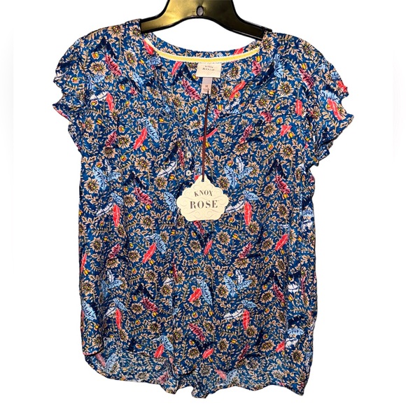 🌹NWT! Knox Rose Boho Floral Blouse - Picture 1 of 3